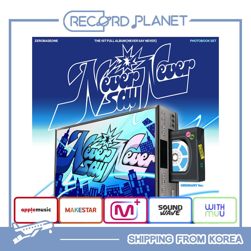 ZEROBASEONE LE 1ER ALBUM COMPLET [NEVER SAY NEVER] Version Livre Photo(ICÔNE & ORDINAIRE) [PdB]