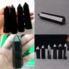 Obsidian Natural 100 Black Quartz Crystal Stone Point Healing Wand Hexagonal