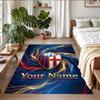 Crystal Velvet Rug Custom Name Text, Soft Non Slip Floor Mat Home DecorBologna FC