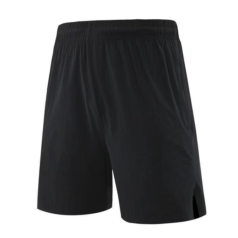 2024 Men's Quick-Dry Ice-Feel Running Shorts: Comfortable and Loose Five-Point Fitness Pants for Outdoor Activities.