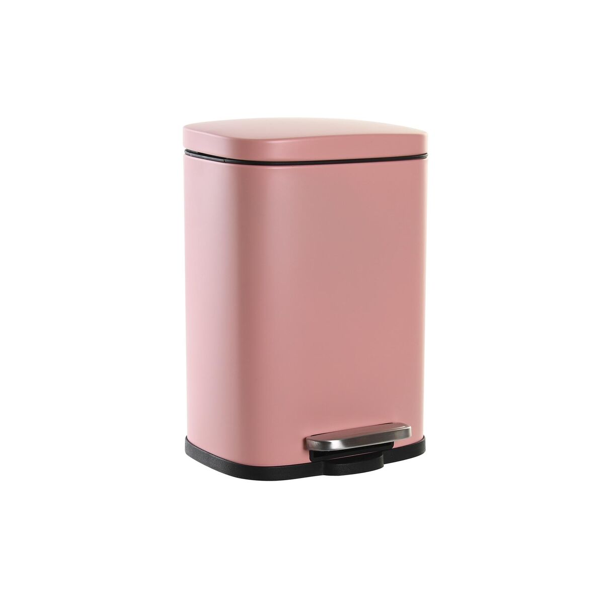 

Корзина с педалью DKD Home Decor 21 x 18 x 29,5 см Металл 5 л Персиковый полипропилен Basic Basic
