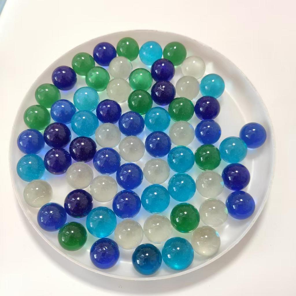 16mm Anime City Arcade Five-Color Glass Marbles for Children's Game Machine