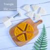 5/6Pcs Mooncake Mould Hand-Pressure Square/Flower/Fan Shaped Cookie Mold DIY Pastry Tool for Mid-Autumn Festivals Decoration