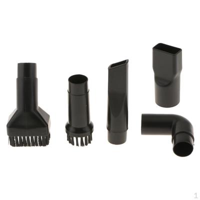 Zestaw 5 Uniwersalnych Szczotek do Odkurzacza Płaska Dysza Adapter 32mm/'' Śr.