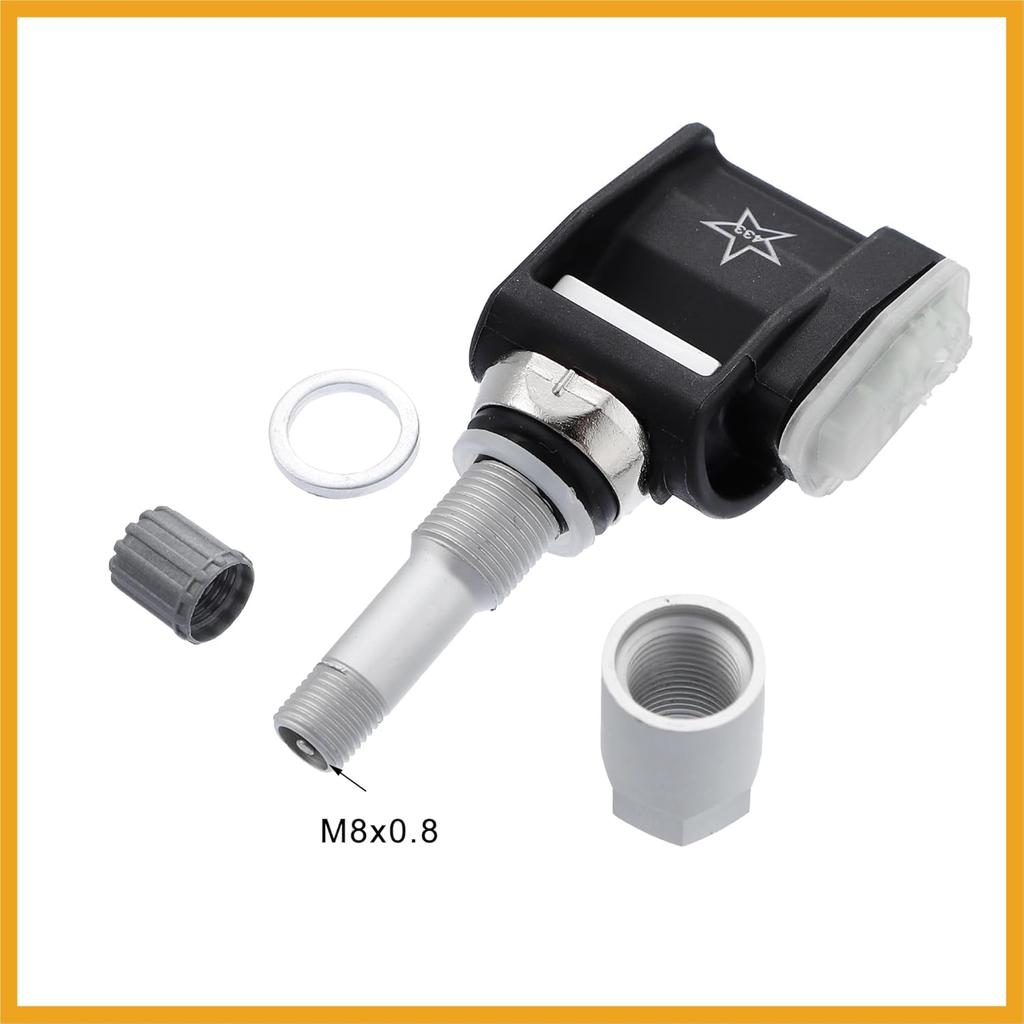 4 ks 36106872774 Předprogramovaný senzor tlaku v pneumatikách TPMS senzor 433 MHz pro BMW 530i 540i 750i 840i 740i xDrive 840i xDrive
