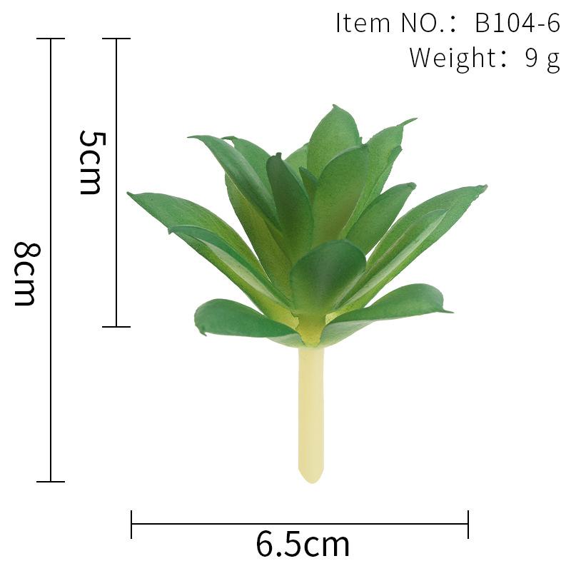 

Сделай сам Имитация головки суккулента 1-2 юаня, Мини-искусственный суккулентный бонсай с цветами, Украшения для супермаркета