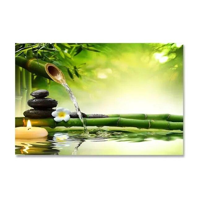 

Zen Spa Натюрморт Водный Камень Бамбуковый Холст Картины Настенные Художественные Фотографии Буддийские Плакаты Печать Декор Для Гостиной Спальни Cuadros 21cm×30cm NoFrame