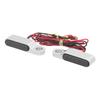 2Pcs Motorcycle LED Mini Turn Signals 12V Aluminum Moto Scooter Handlebar Indicators Lights Blinker Amber Flasher Taillight