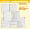 Planificateur de nettoyage TDAH, Format A4 Emploi du Temps Quotidien et Liste de Contrôle de Concentration Carnet, Couverture Durable Pages Lisses, Fourniture de Bureau Essentielle pour la Maison/le Bureau/la Chambre d'Étudiant