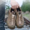 Oulylan Men's Steel Toe Safety Shoes Anti Smashing Anti Puncture Anti slip Breathable Durable Work Shoes