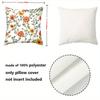 Vintage Watercolor Floral Throw Pillow Covers Pattern Cushion Cover Suitable For Sofa Bedroom Car Pillow Cover