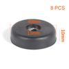 8pcs Speaker Cabinet Rubber Table Conical Full Size