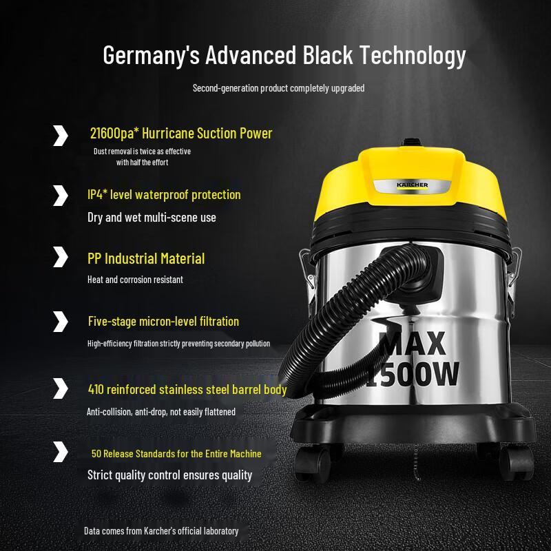 Karcher WD 2s Wet/Dry Vacuum Cleaner