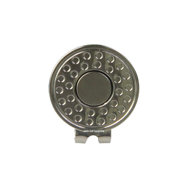 Rustproof Golf Hat Clip with Detachable Ball Marker - Durable Zinc Alloy Accessory