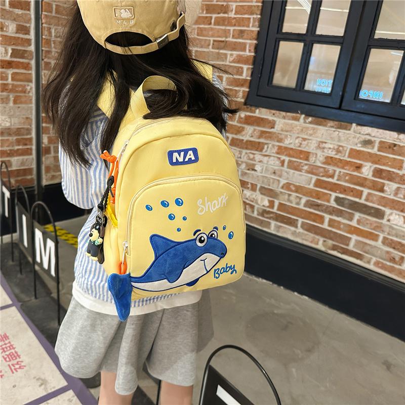 Children's Shark Backpack Lightweight Large Capacity Schoolbag
