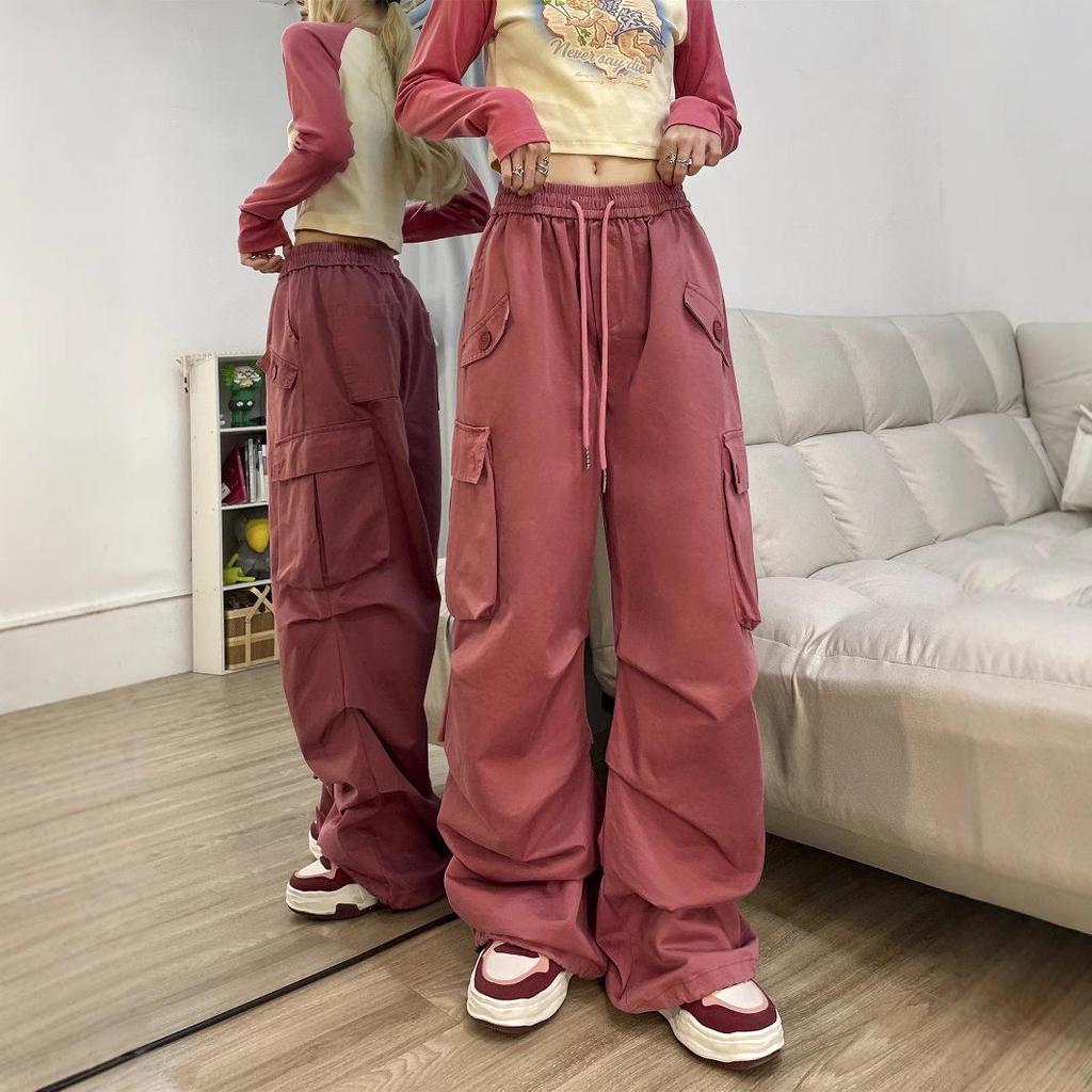 Unisex Retro Plissierte Lagen-Hip-Hop-Hose - Lässig, Vielseitig, Herbst/Winter-Trend