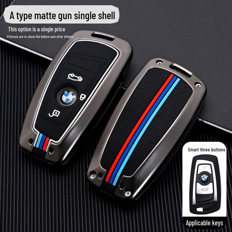 BMW kulcstartó készlet: Fém kagyló csattal 3-as sorozathoz, X5, 525, 320li, 7-es sorozathoz.