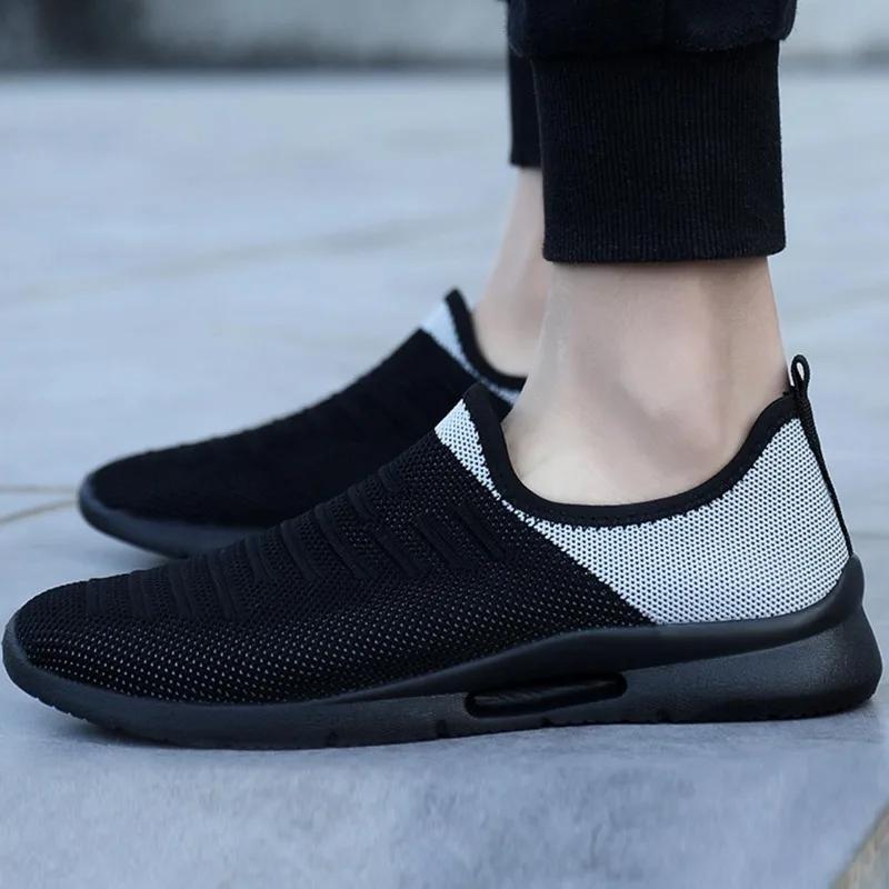 Damyuan Men Sneakers Loafers Slip on Casual Sports Shoes Comfortable Walking Luxury Male Business Shoe Driving Footwear