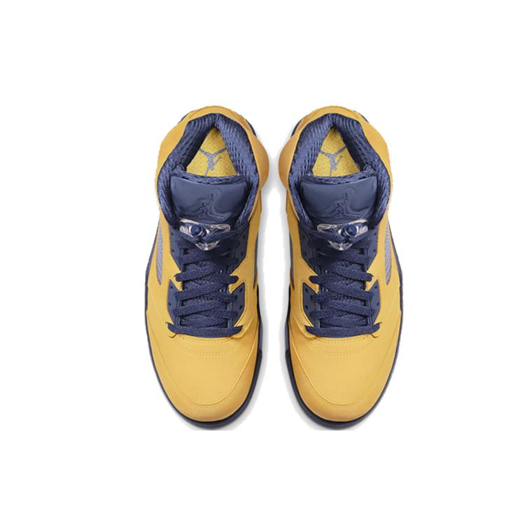 New JORDAN 5 Retro Michigan 2019 CQ9541-704