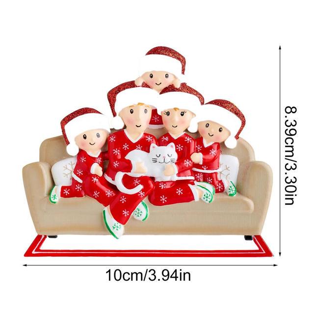 Christmas Decorations For Home DIY Personalized Family Pet Cat Christmas Tree Hanging Ornament Pendant Xmas Decoration