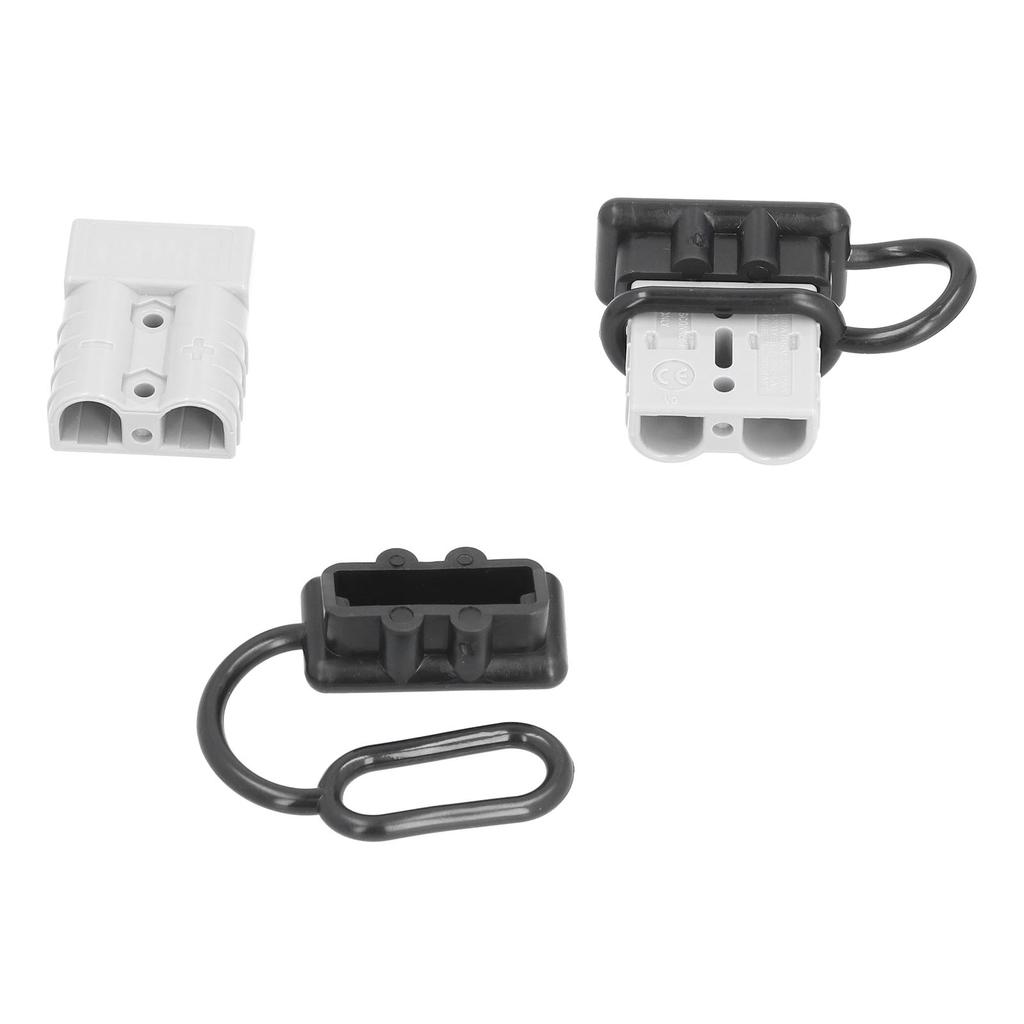 Battery Quick Connect Disconnect Electrical Plug for Recovery Winch with Handle 50A 12‑36VDC
