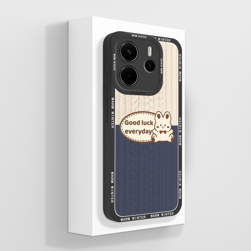 Per Custodia Telefono Redmi Note 14 4G Versione Europa Farfalla Funda Cover Posteriore Morbida in Silicone Liquido Per Protezioni Telefono Redmi Note14
