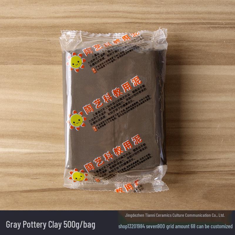 Argilă polimerică Jingdezhen High White fără coacere pentru sculptură manuală și roți de olărit pentru copii