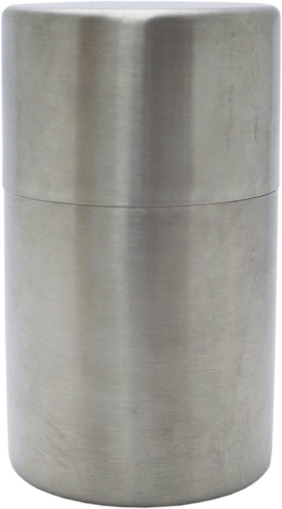 This 350ml Stainless Steel Tea Caddy Features a Matte Finish. Made In Japan, This Classic Size Tea Caddy Includes an Inner Lid. Its Clean Design and