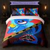 Poppy Playtime Stampa Set Copripiumino 3 Pezzi 1 Copripiumino e 2 Federe Biancheria da Letto Morbida per Camera da Letto Domestica