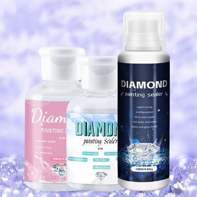 Diamond Art Verzegelaar met Kwasten 5D Diamant Schilderen Boor Ophelderaar Diamant Schilderen Glanzende Verzegelaar voor Diamant Schilderen Puzzel