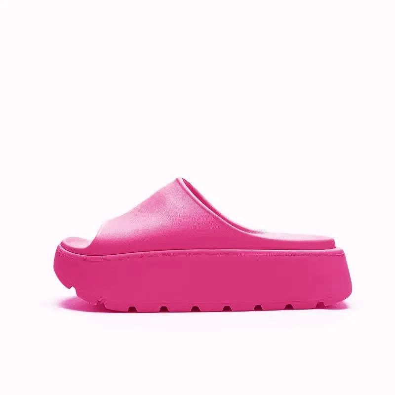 Mode Plateau Damen Hausschuhe Rutschfeste EVA Hausschuhe Bequeme Sandale für Damen 2024 Badezimmer Damen Weichboden Sandalen