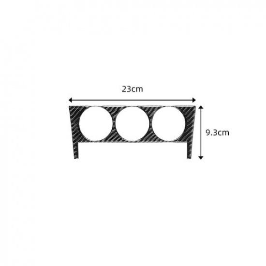 Carbon Fiber Console AC Control Panel Cover For Toyota 86 Subaru BRZ 2017-