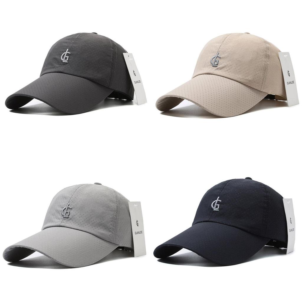 Letter Gl Embroidery Baseball Cap Outdoor Sun Protection Breathable Gift Hat