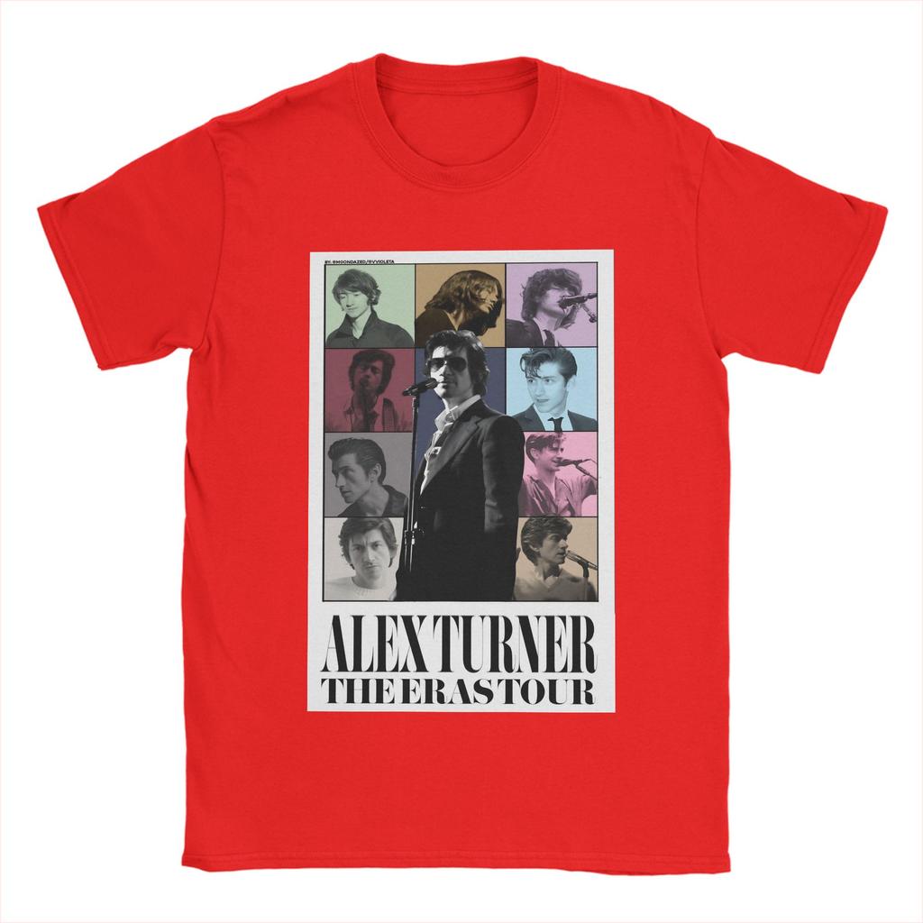 Funny Alex Turner Arctic Monkeys Rock Band  T-Shirts Men Crew Neck Pure Cotton T Shirt  Short Sleeve Tees New Arrival Tops