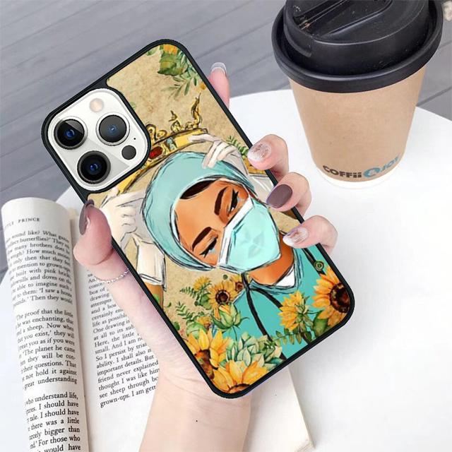 Cartoon Medicine Doctor Nurse phone Case Cover For iPhone 17 Air 16 15 14 Plus 11 12 13 Pro Max coque