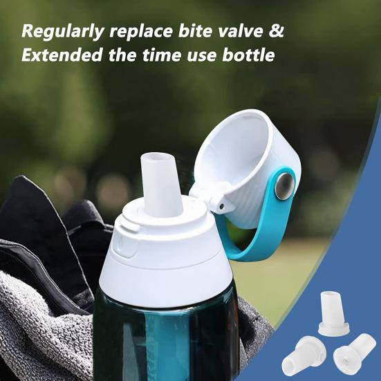 2Pcs Bite Valve Replacement Leakproof Filtered Water Bottle Silicone Bite Valve for Brita
