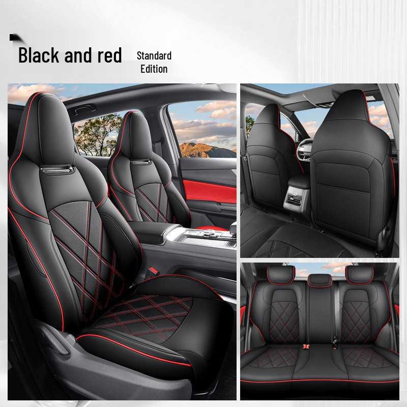 Kaiyuan Q05 Leather Car Seat Cover for 5-Seater Vehicles - All-Season Cushion