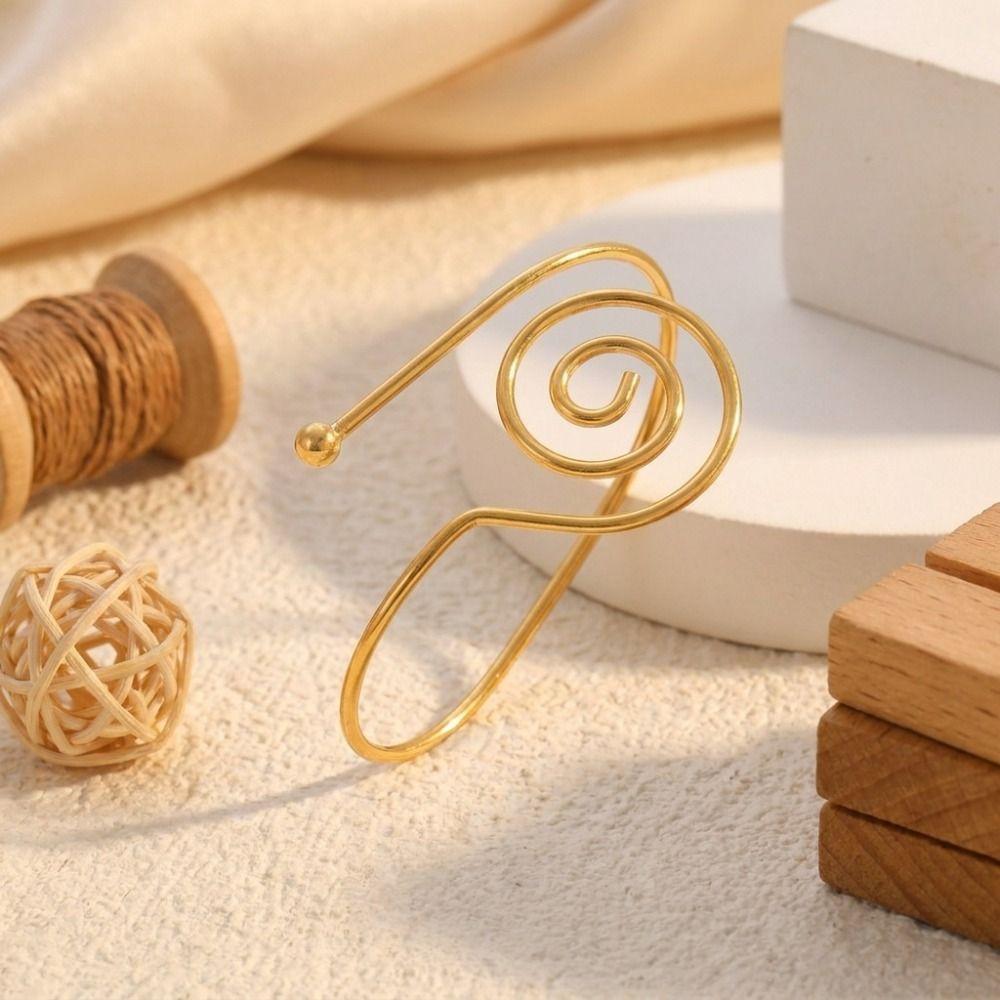 Portable Spiral Palm Ring Handmade Reiki Energy Spiral Hand Ring  for Meditation & Energy