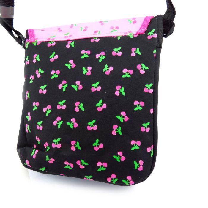Crossbody Handbag - Hello Kitty - Pink - Canvas - 20.5x23.5x5 Cm - Zipped