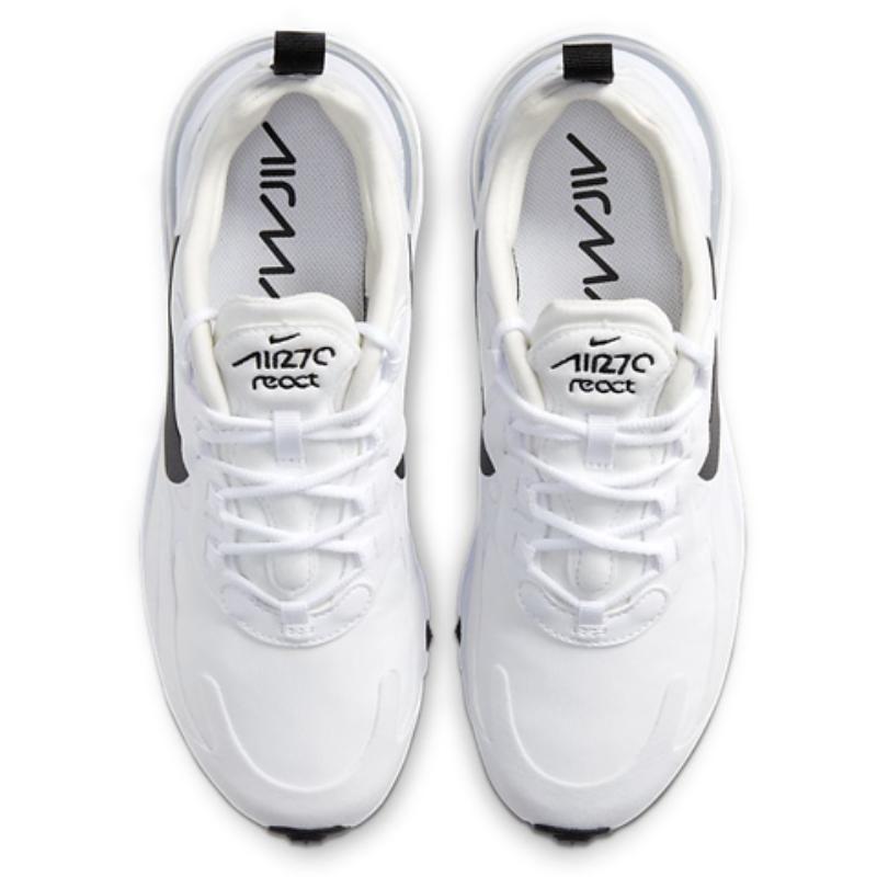 Nike Air Max 270 React 'White Black' Women's Sneakers Casual Shoes CI3899-101