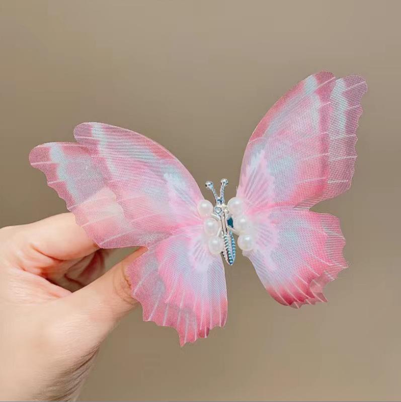 Korean Ancient Style Flapping Butterfly Tassel Hair Clip & Hairpin