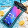 Floating Airbag Phone Waterproof Pouch With Lanyard, High Transparent Touch Screen Waterproof Phone Case For Beach Swimming Surf