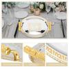 Tableware Tray Food Serving Handle Design Stainless Steel Dessert Storage Cup Afternoon Tea