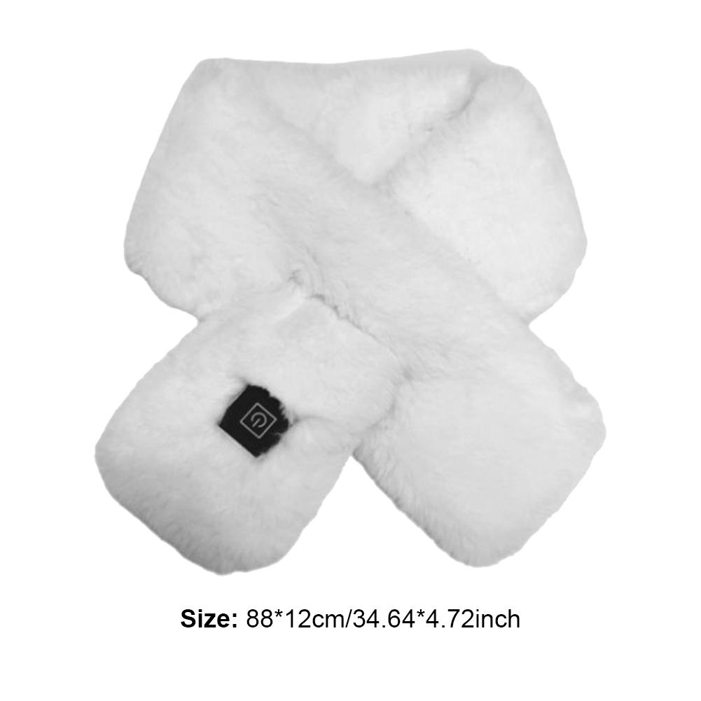 Electric Heating Scarf Heating Pads 3 Gear Heating USB Heater  Thermal Shawl Outdoor Warm Neck Brace Warm Bib For Women Men