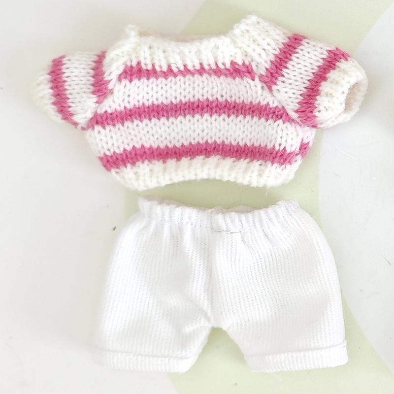 

Одежда для куклы Лабубу 17 см: Шорты, Брелок, Подвеска для сумки, Комплект свитера Suitable for 17cm Little Doll Keychain