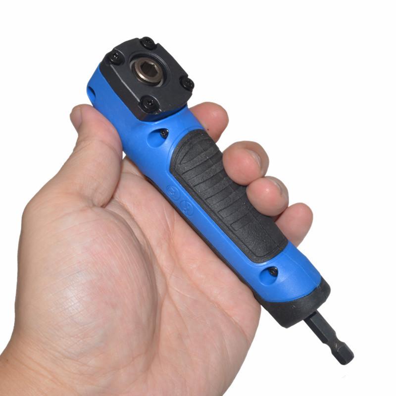 1/4 Right Angle Adapter for High Torque in Tight Spaces - Electric Drill/Screwdriver Tool