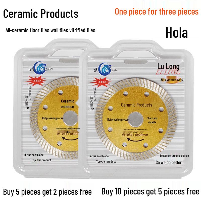 Diamond Saw Blade for Marble and Ceramic Tile Cutting, 100mm Circular Blade for Angle Grinders