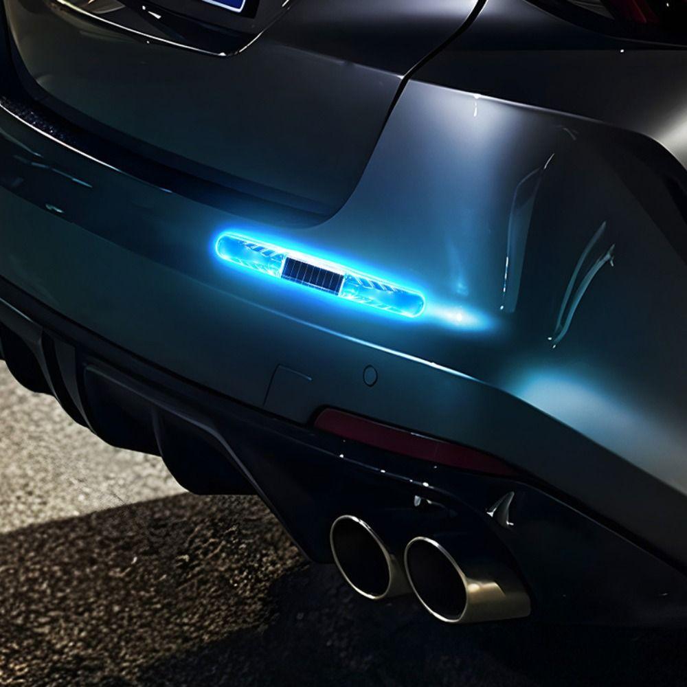 1pc Waterproof Car Anti-collision Warning Light Motorcycle Decorative Lamp Car Decorations