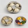 Multi-Compartment Steamer Tray Easy to Clean for Serving Multiple Steamed Dishes
