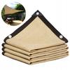 Garden Tarpaulin Shading Net 85-90% With Mesh 3X3 Cream Reinforced